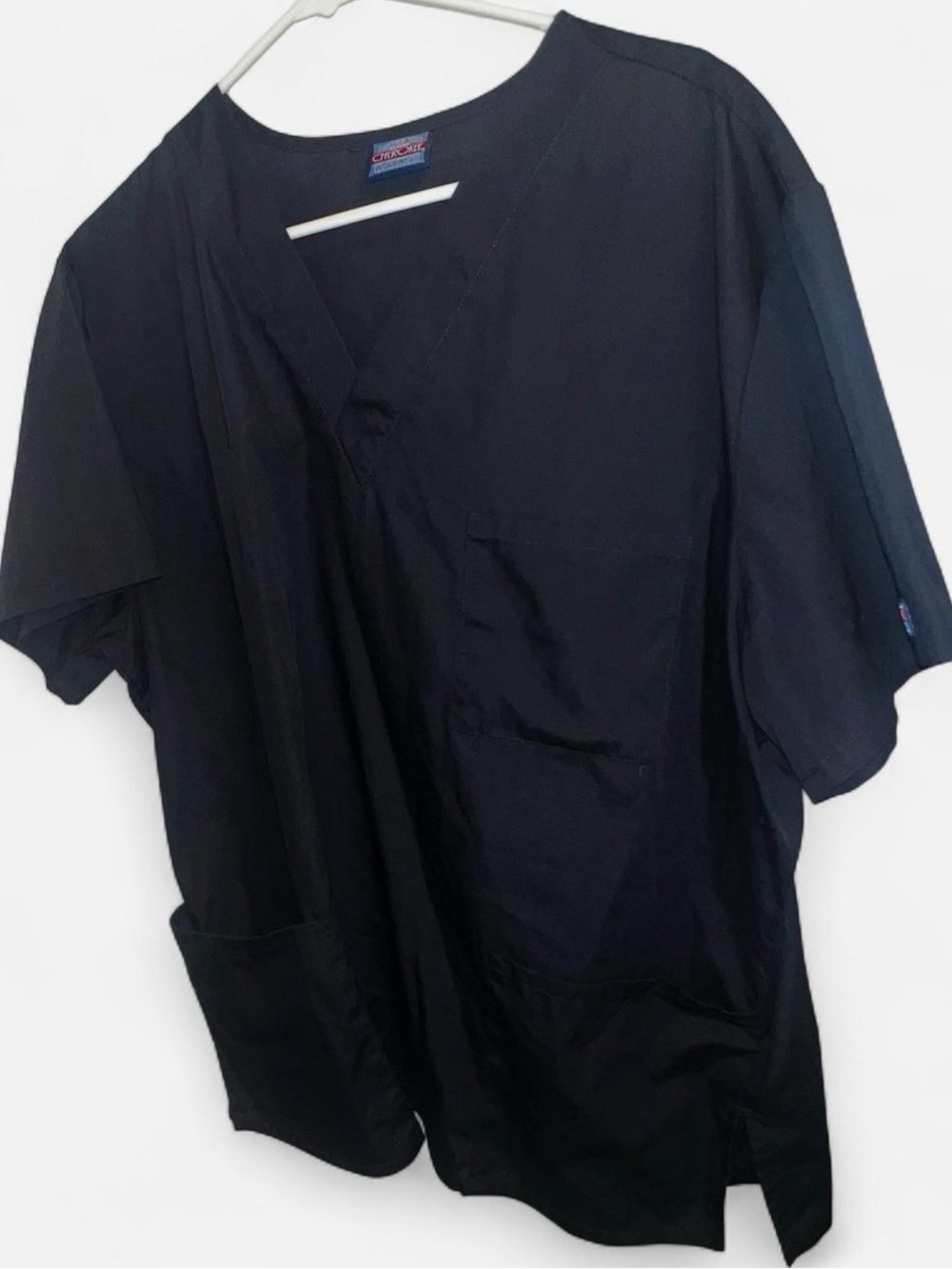 Cherokee Workwear Women’s Black V-Neck Scrub Top